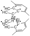Bis(4,7-dimethylindenyl)zirconium dichloride Struktur