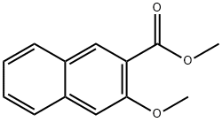3-甲氧基-2-萘甲酸甲酯,13041-60-6,结构式