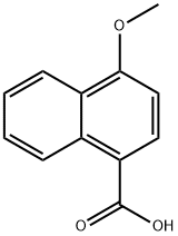 4-甲氧基-1-萘甲酸,13041-62-8,结构式