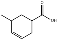 3-Cyclohexene-1-carboxylic acid, 5-methyl- (9CI) 化学構造式