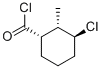 Cyclohexanecarbonyl chloride, 3-chloro-2-methyl-, (1alpha,2alpha,3beta)- (9CI),130422-94-5,结构式