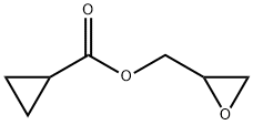 Cyclopropanecarboxylic acid, oxiranylmethyl ester (9CI) 化学構造式