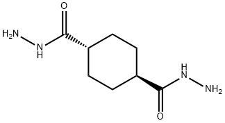TRANS-1,4-CYCLOHEXANE DICARBOHYDRAZIDE, 13044-03-6, 结构式