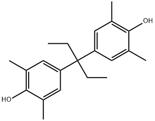 4-[1-ETHYL-1-(4-HYDROXY-3,5-DIMETHYLPHENYL)PROPYL]-2,6-DIMETHYLPHENOL Structure