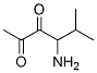 2,3-Hexanedione, 4-amino-5-methyl- (9CI) Struktur