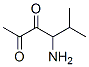 2,3-Hexanedione, 4-amino-5-methyl- (9CI) 化学構造式