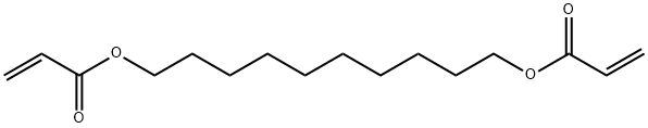 1,10-ビス(アクリロイルオキシ)デカン 化学構造式