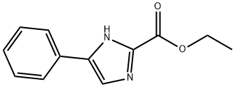5-苯基-1H-咪唑-2-羧酸乙酯, 130493-12-8, 结构式