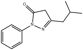 3-isobutyl-1-phenyl-1H-pyrazol-5-ol Structure