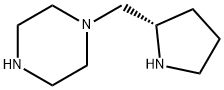 Piperazine, 1-(2-pyrrolidinylmethyl)-, (S)- (9CI) 化学構造式
