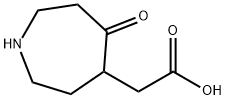 2-(5-oxoazepan-4-yl)acetic acid Structure