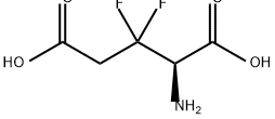 3,3-difluoroglutamate 结构式