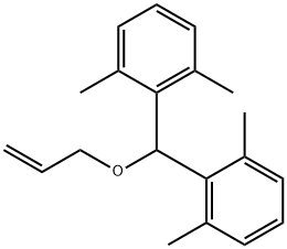 Benzene, 1,1'-[(2-propenyloxy)methylene]bis[2,6-dimethyl- (9CI) Structure