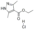 3,5-二甲基吡唑-4-甲酸乙酯盐酸盐,1305320-57-3,结构式