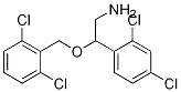 2,4-Dichloro-β-[(2,6-dichlorophenyl)methoxy]benzeneethanamine Struktur