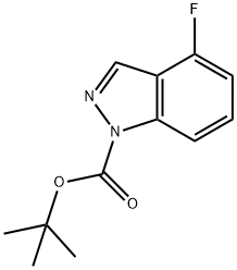 1-Boc-4-fluoro-1H-indazole Struktur