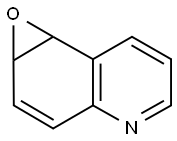 (+-)-5,6-Epoxy-5,6-dihydroquinoline 化学構造式