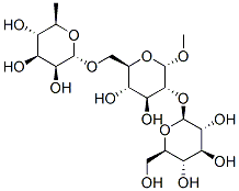 methyl 2-O-(beta-glucopyranosyl)-6-O-(alpha-rhamnopyranosyl)-alpha-glucopyranoside,130542-01-7,结构式