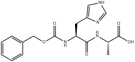 Z-HIS-ALA-OH 化学構造式