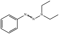 1-(フェニル)-3,3-ジエチルトリアゼン 化学構造式