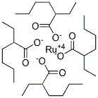 Ruthenium 2-ethylhexanoate 化学構造式