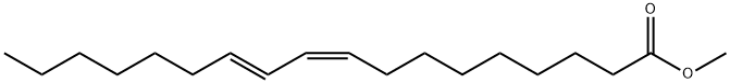 9(Z),11(E)‐オクタデカジエン酸メチル 化学構造式