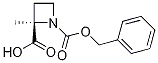 (R)-1-苄氧羰基-氮杂环丁烷-2-甲酸甲酯, 130591-93-4, 结构式
