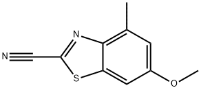 2-Benzothiazolecarbonitrile,6-methoxy-4-methyl-(9CI)|6-甲氧基-4-甲基-2-苯并噻唑羧醛