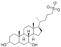 3,7-dihydroxycholane-24-sulfonate|