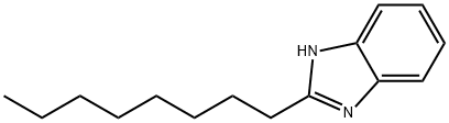 2-辛基苯并咪唑, 13060-24-7, 结构式