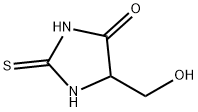 4-Imidazolidinone, 5-(hydroxymethyl)-2-thioxo- (9CI) Struktur
