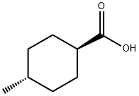 trans-4-メチルシクロヘキサンカルボン酸 化学構造式