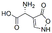 4-Isoxazoleaceticacid,alpha-amino-2,5-dihydro-5-oxo-,(R)-(9CI) Structure
