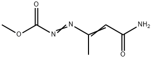 Diazenecarboxylic  acid,  (3-amino-1-methyl-3-oxo-1-propenyl)-,  methyl  ester  (9CI) Structure