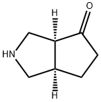 Cyclopenta[c]pyrrol-4(1H)-one, hexahydro-, cis- (9CI) Struktur