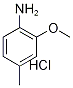 2-Methoxy-4-methylaniline hydrochloride,1306606-59-6,结构式