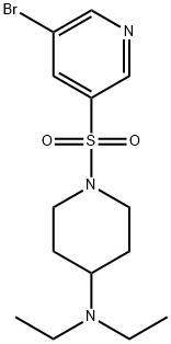 1-(5-브로모피리딘-3-일술포닐)-N,N-디에틸피페리딘-4-아민