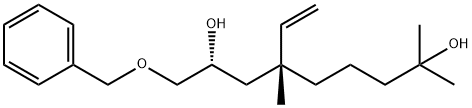 (2R,4R)-1-BENZYLOXY-4,8-DIMETHYL-4-VINYL-NONANE-2,8-DIOL 结构式