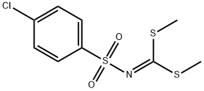 N-[Bis(methylsulfanyl)methylidene]-4-chlorobenzene-1-sulfonamide,13068-12-7,结构式