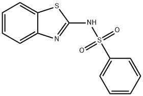 N-(2-Benzothiazolyl)benzenesulfonamide Structure