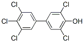 4'-hydroxy-3,4,5,3',5'-pentachlorobiphenyl Struktur
