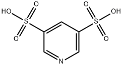 吡啶-3,5-二磺酸, 13069-04-0, 结构式