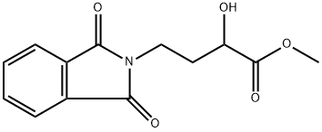 Methyl 4-(1,3-dioxoisoindolin-2-yl)-2-hydroxybutanoate Struktur