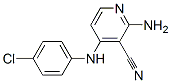 2-amino-4-[(4-chlorophenyl)amino]pyridine-3-carbonitrile|