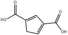 1,3-Cyclopentadiene-1,3-dicarboxylic acid (9CI) Structure