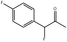 2-Propanone,  1-fluoro-1-(4-fluorophenyl)- 结构式