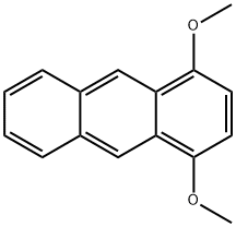 1,4-二甲氧基蒽 结构式