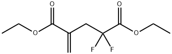 2,2-二氟-4-亚甲基戊二酸二乙酯, 1307857-46-0, 结构式