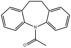 5-乙酰基-10,11-二氢-5H-二苯并[B,F]氮杂卓,13080-75-6,结构式