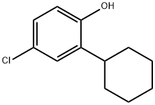 4-氯-环己基苯酚,13081-17-9,结构式